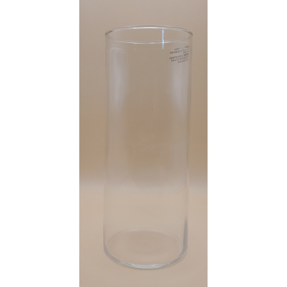 Other - Clear Glass Cylinder Vase 9 Inch Tall Round Floral Centerpiece Home Decor